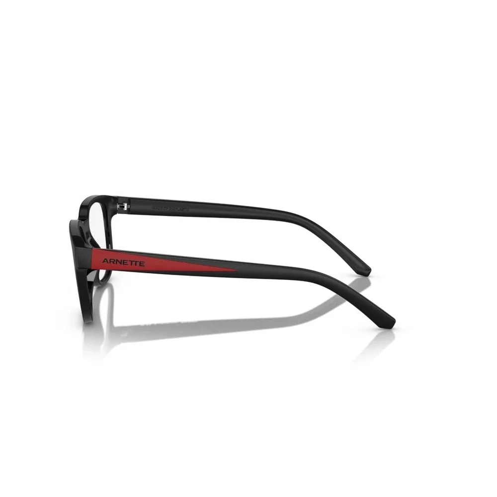 Arnette Ogopogo 0AN7218 Transparent Grey‎ Red Round Eyeglasses Frames NWT